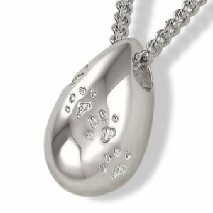 Tierasche schmuck Tropfenform