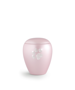 swarovski pfote tierurne rose